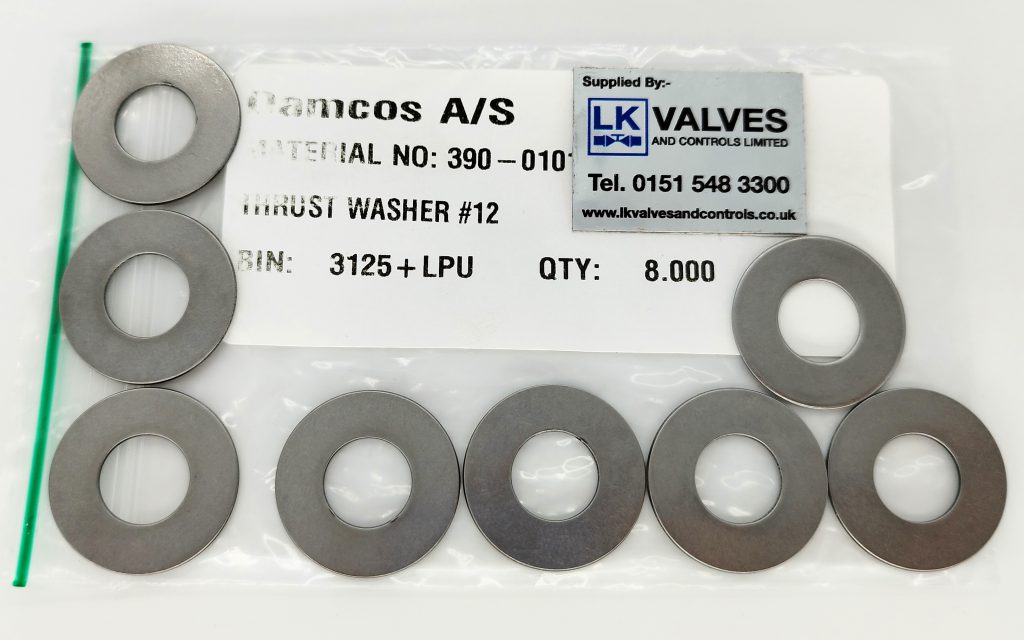 thumbnail image 2 of Atlas / Kato N Scale Thrust Washers (12 Pack) - 440108 2 of 3