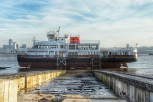 THE ‘FLOAT-OFF’ OF THE FIRST NEW MERSEY FERRY IN MORE THAN 60 YEARS
