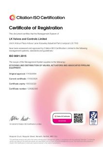 Citation ISO Certification